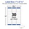 Avery Easy Peel Printable Address Labels with Sure Feed, 1" x 2-5/8", White, 750 Blank Mailing Labels for Laser Printers (5260)